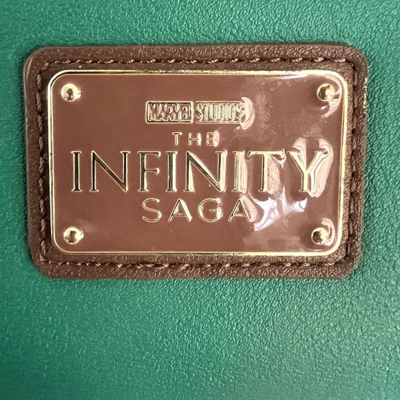 Loungefly Marvel Loki Floral Embroidered Wallet, Jade Green - Picture 4 of 16